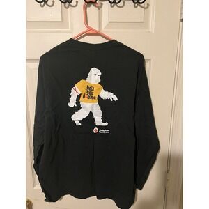 American Red Cross Yeti Shirt Mens L Green Tee Outdoor Athletic Donate Blood